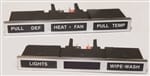 Dash Control Lights, 1974-77 Ford Bronco