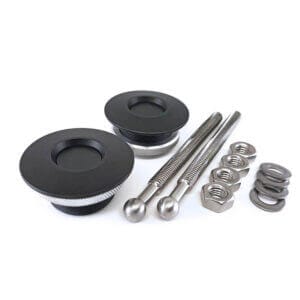 Quik Latch Billet Midi-Hood Pins, Pair