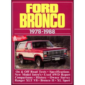 1978-88 Bronco History Book