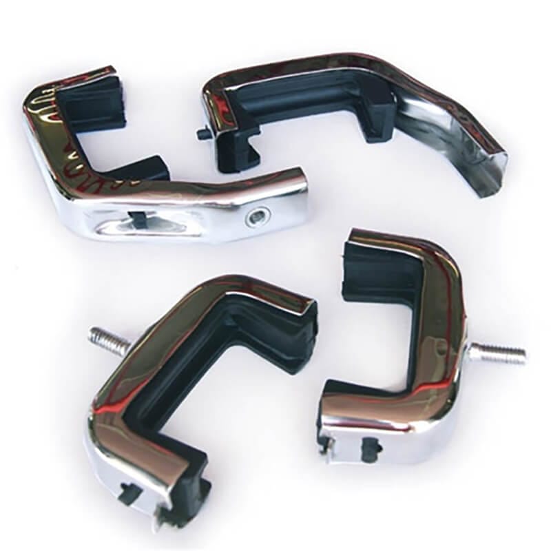 4 Core Stainless Radiator Brackets, 1966-77 Bronco