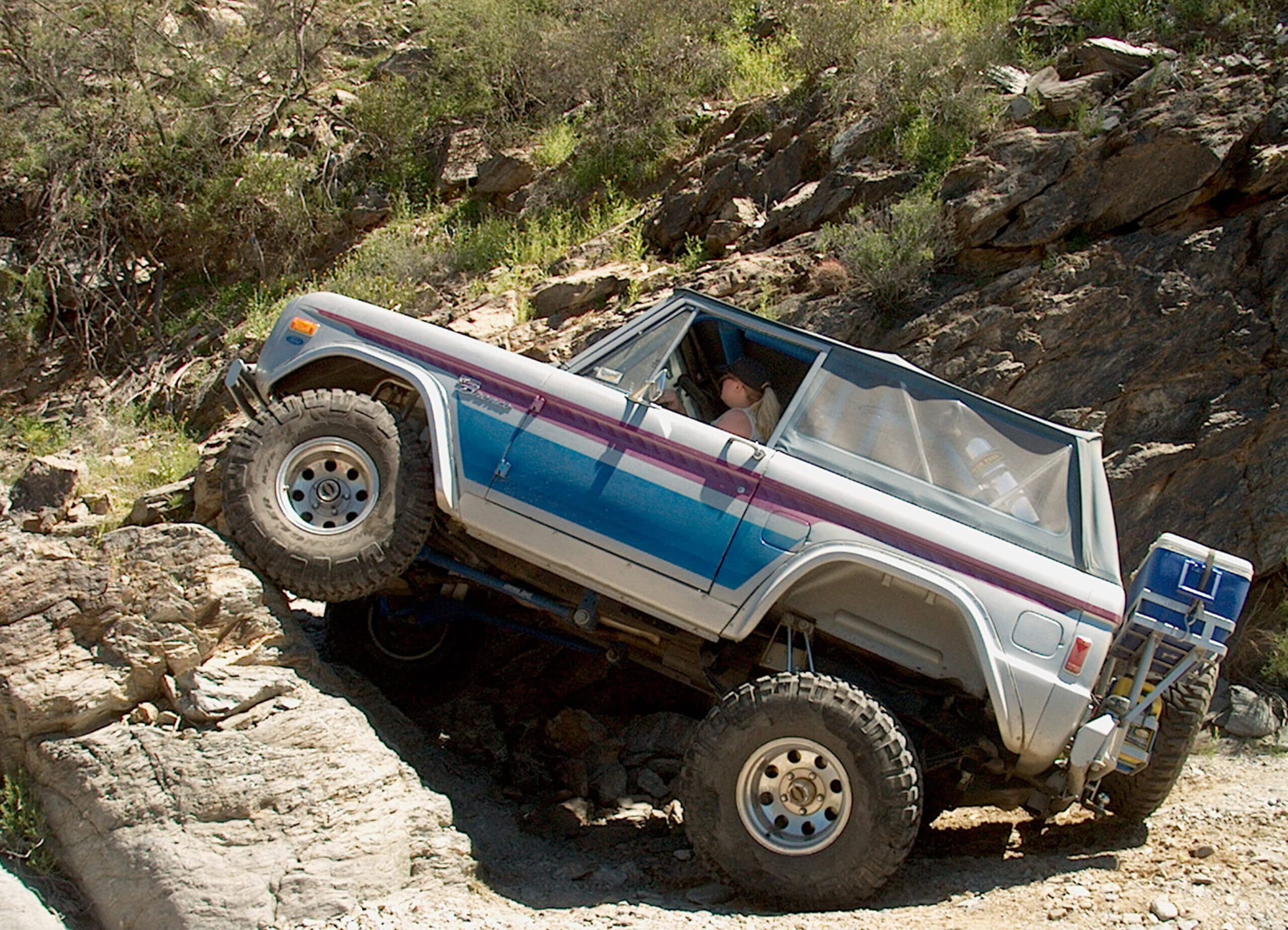 Suzy Rockcrawling Hi-Ho-Silver 1977 Ford Bronco | James Duff Inc.