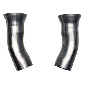 Tbp Long Tube Adapters For Duff Aluminized Dual Exhaust - 3092