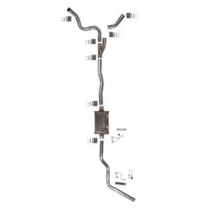 2 Into 1 Exhaust Configuration, 1966-75 Bronco