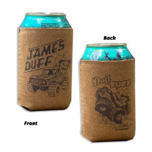 Suede Duff Tuff Koozie