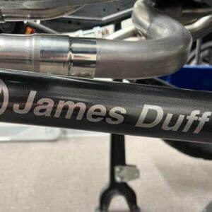 7-Inch Silver "James Duff" Replacement Sticker